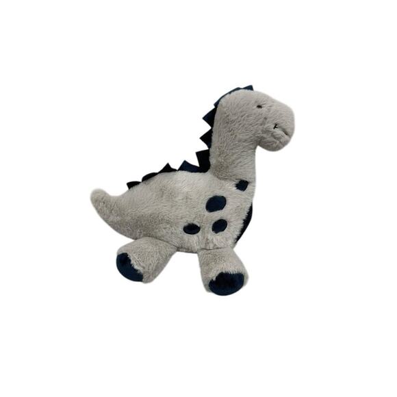 Lambs & Ivy Plush Dinosaur Baby Dino Blue Gray Stuffed Animal Soft 12” - Picture 2 of 6